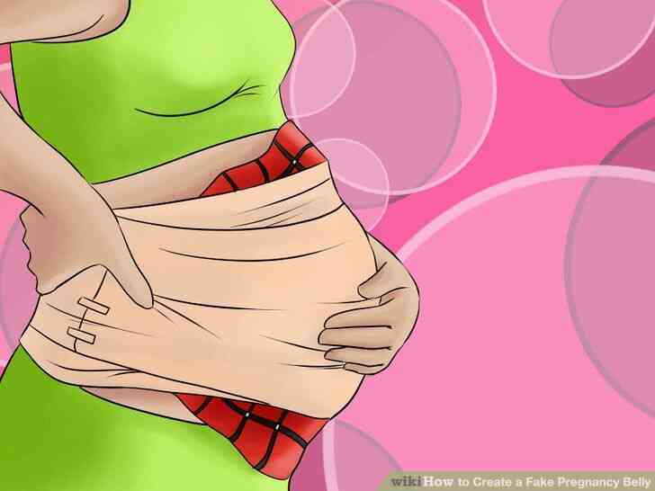 Image intitulée Créer une Fausse Grossesse Ventre Étape 10